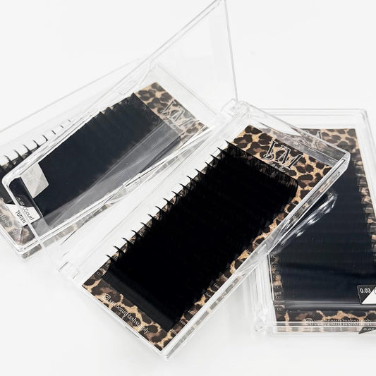 Ultra Black Professional Use Lash Trays