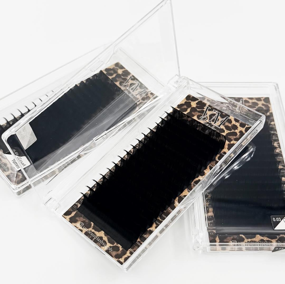 Ultra Black Professional Use Lash Trays